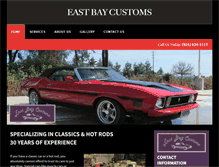 Tablet Screenshot of eastbaycustomhotrods.com